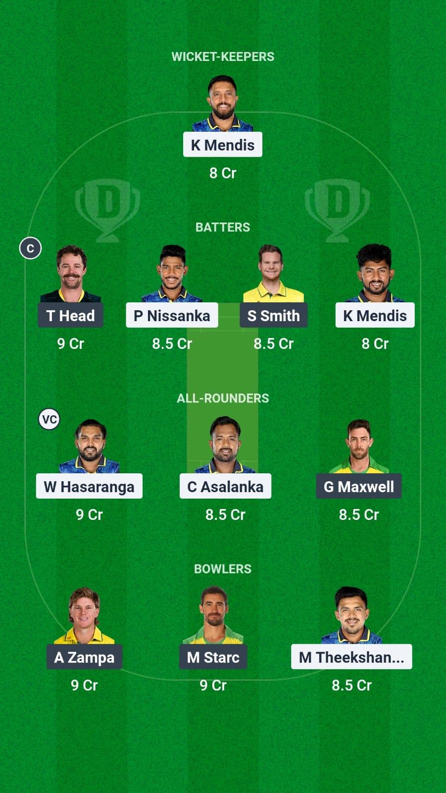 Aus vs SL first ODI